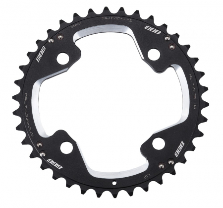 Foi de angrenaj - Placa angrenaj BBB MTBGear BCR-45S compatibila Deore XT 2x10 vit, BCD 104mm, 40T
