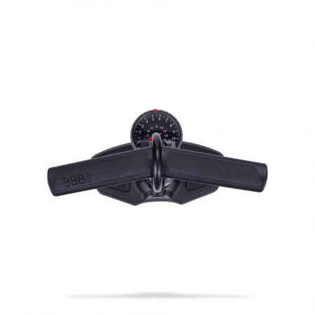 Pompa podea cu manometru BBB BFP-20 Airwave Dualhead 3.0 Neagra [1]