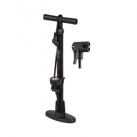Pompe - Pompa podea Force Tourist 2.0 Steel, 11 Bar neagra