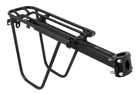 Portbagaje bicicleta - Portbagaj aluminiu Force 24-29 cu laterale si clema negru
