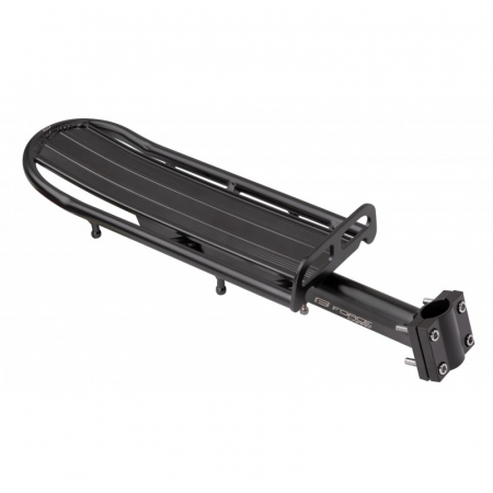 Portbagaje bicicleta - Portbagaj Force Carry pentru tija de sa, Negru