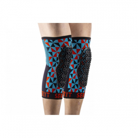Protectii genunchi Seryt Arlecchino Light-blue Red S [2]
