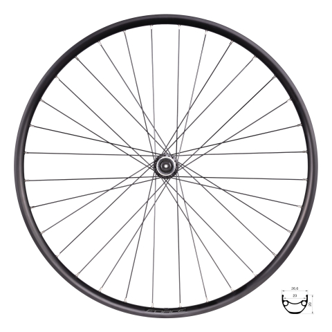 Piese biciclete - Roata fata Force XC Disc 28 622x23 32H cu butuc Shimano TX505