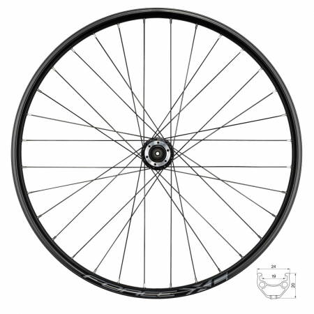 Piese biciclete - Roata fata Force XC Disc 584x19 804332-6B32SH 32H