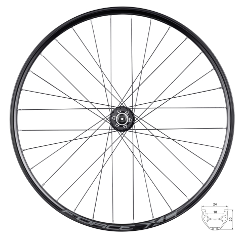 Piese biciclete - Roata Fata Force XC Disc 584x19 804342 6b32sh