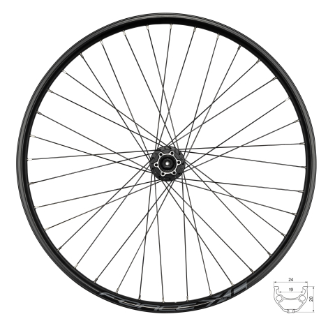 Piese biciclete - Roata fata Force XC Disc 584x19 HB-M475 6b 36H