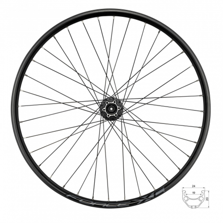 Piese biciclete - Roata fata Force XC Disc 584x19 HB-M475 6b 36H