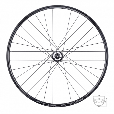 Piese biciclete - Roata fata Force XC Disc 622x19 804332-6B32SH 32H