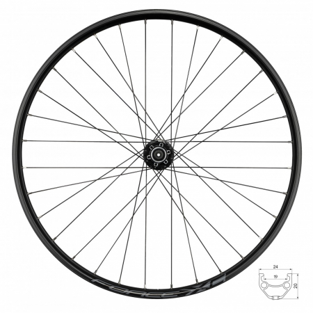 Piese biciclete - Roata fata Force XC Disc 622x19 804342-6B32SH 32H