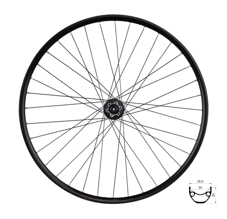 Piese biciclete - Roata Fata Force XC Disc 622x23 HBM475-6b 36H