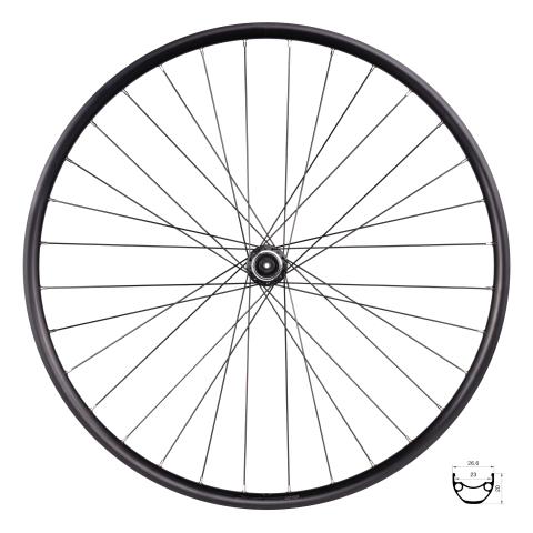 Piese biciclete - Roata spate Force XC Basic Disc 28 622x23 32H cu butuc Shimano TX505