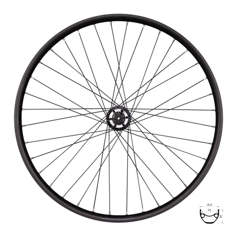 Piese biciclete - Roata Spate Force XC Disc 559x23, F804337 6b36H