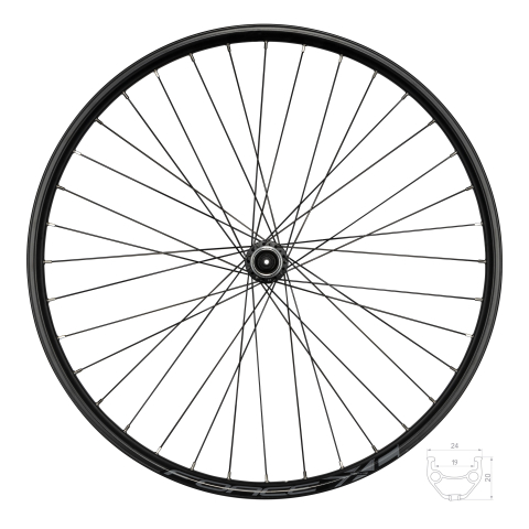 Piese biciclete - Roata spate Force XC Disc 584x19 FH-M3050-CL 36H