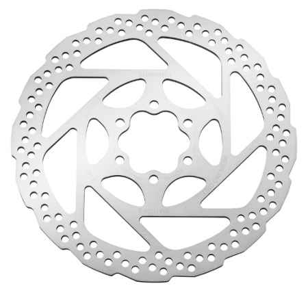 Piese biciclete - Disc frana Shimano SM-RT56-M, 6 suruburi, pentru placute Resin, 180mm