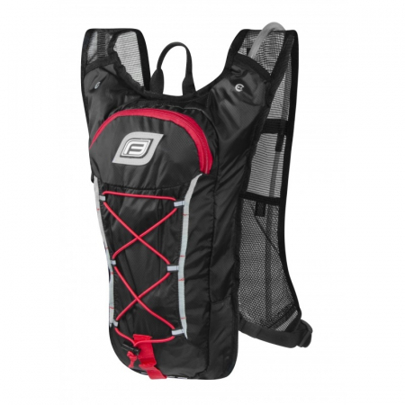 Rucsac Force Pilot 10L+2L rezervor, negru/rosu [0]