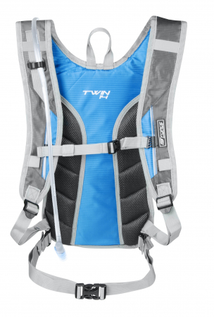 Rucsac Force Twin PRO Plus 14L + rezervor 2L gri/albastru [3]