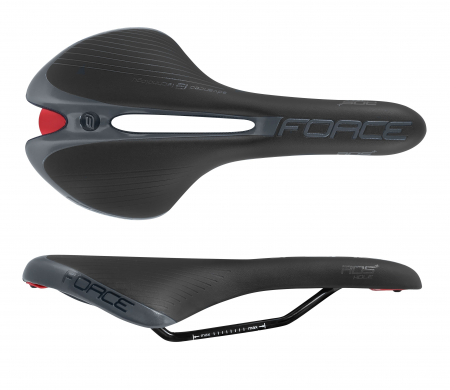 Sa si husa sa bicicleta - Sa bicicleta Force Ros Hole+ Sport, Negru/Gri