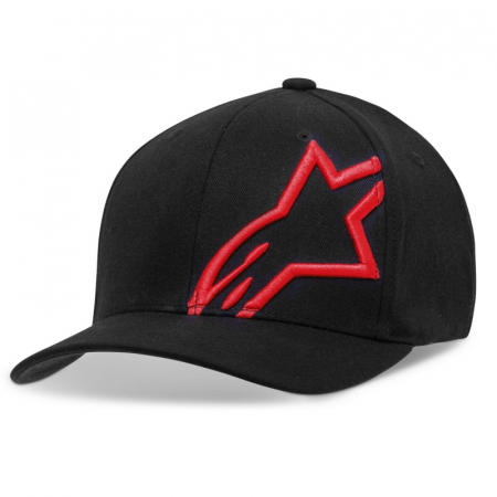 Sepci, Caciuli, Cagule - Sapca Alpinestars Corp Shift 2 Flexfit Negru/Rosu S/M