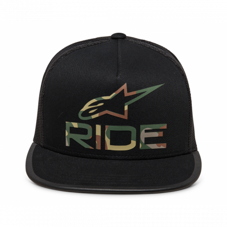 Sapca Alpinestars Ride 4.0 Camo Trucker Hat Black OS [3]