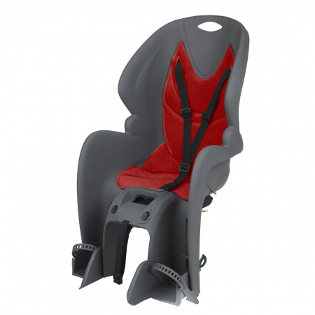 Scaun copii pentru bicicleta Dieffe Bike GP LM, de spate, prindere pe portbagaj, Gri/Rosu [0]