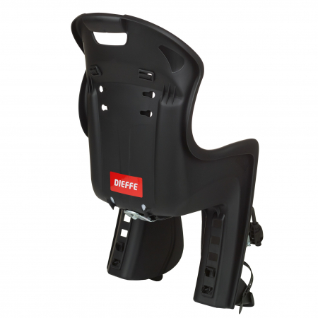 Scaun copii pentru bicicleta Dieffe Bikey Cool FM, de spate, prindere pe cadru, Negru/Rosu [2]