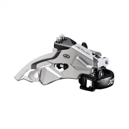 Piese biciclete - Schimbator fata Shimano Altus FD-M370, Triplu, 9 viteze pe spate, Top Swing