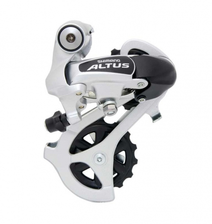 Piese biciclete - Schimbator spate Shimano Altus RD-M310-DS, 8 viteze, argintiu