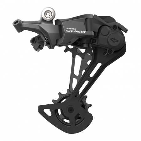 Piese biciclete - Schimbator spate Shimano CUES RD-U6000-GS, 10/11 viteze, top normal, Shadow Plus, Negru