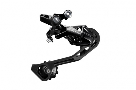 Piese biciclete - Schimbator spate Shimano Deore RD-T6000-SGS 10 vit Prindere pe Ureche (Compatibil Direct Mount) Shadow Negru
