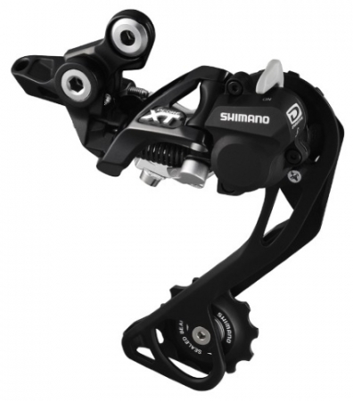 Schimbatoare pinioane - Schimbator spate Shimano Deore XT RD-M786-SGS 10 vit Shadow Plus Prindere pe Ureche (Compatibil Direct Mount) Negru