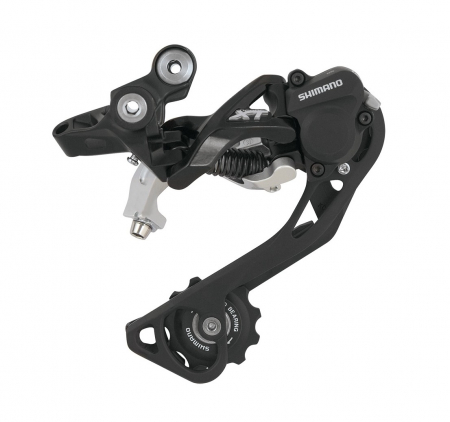 Piese biciclete - Schimbator spate Shimano Deore XT RD-M786-SGS-L 10 viteze patina lunga negru
