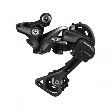 Piese biciclete - Schimbator spate Shimano Deore XT RD-M8000-GS, 11 viteze, patina scurta, negru