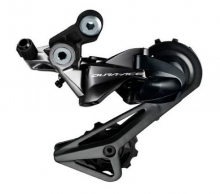Piese biciclete - Schimbator spate Shimano Dura-Ace RD-R9100-SS, 11 viteze, Shadow Design, prindere directa, OT-RS900 240mm, negru