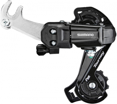 Piese biciclete - Schimbator spate Shimano Tourney RD-TY200-GS 6/7 vit Prindere Pe Ax Negru