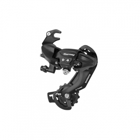 Piese biciclete - Schimbator spate Shimano Tourney RD-TY300-B, 6/7 viteze, negru, neambalat, (ARDTY300B)