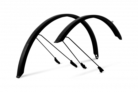 Aparatori de noroi - Aparatori Acid Mudguard Set 45 28'' BB Mount 2.0 Black