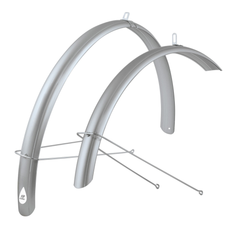 Aparatori de noroi - Set aparatori Force AluFlex Trekking 28 argintii