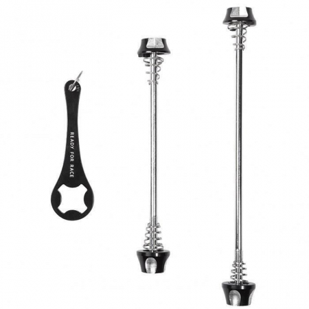 Piese biciclete - Set axuri quick release antifurt RFR Tension, Negru