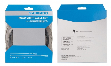 Piese biciclete - Set cabluri si camasi schimbator Shimano DA78 sosea negru