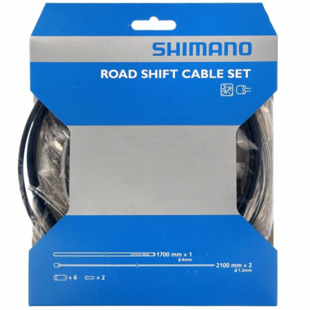 Piese biciclete - Set cabluri si camasi schimbator Shimano SIS40 negru