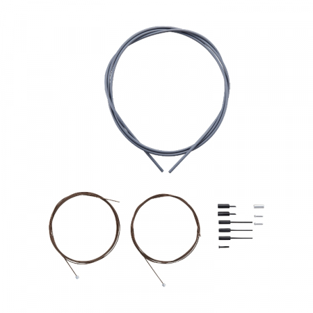 Set cabluri si camasi schimbator Shimano Road Polymer Coated Antracit [1]