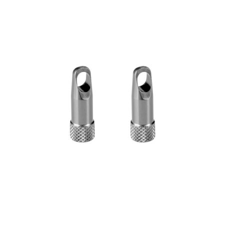 Set capacele ventil Presta cu cheita Force Aluminiu, argintiu [0]