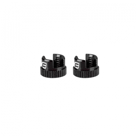 Accesorii roti si jante - Set piulite de janta Force pentru valve presta, aluminiu
