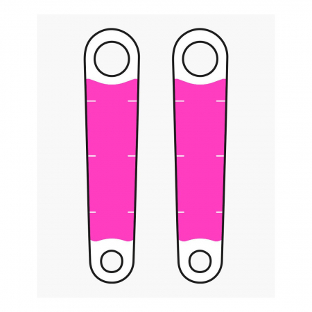 Set stickere protectie brat pedalier Muc-Off Crank Protection Kit Clear Gloss [3]