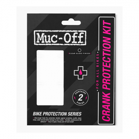 Set stickere protectie brat pedalier Muc-Off Crank Protection Kit Clear Gloss [2]