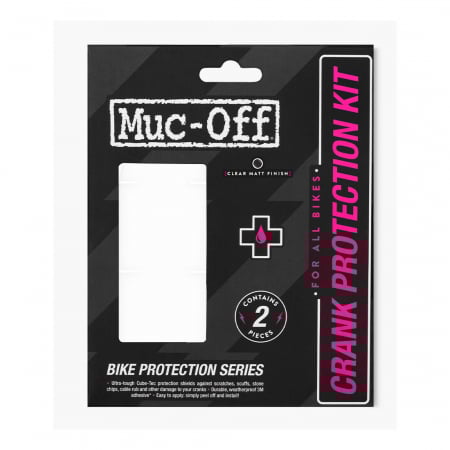 Set stickere protectie brat pedalier Muc-Off Crank Protection Kit Clear Matt [2]