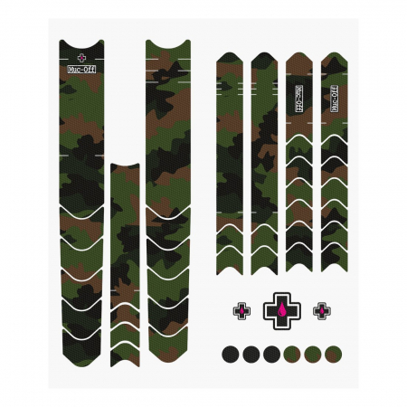 Accesorii - Set stickere protectie cadru Muc-Off Frame Protection Kit DH/Enduro/Trail Camo
