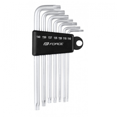 Scule bicicleta - Set chei Torx Force T10-40, cu suport de depozitare