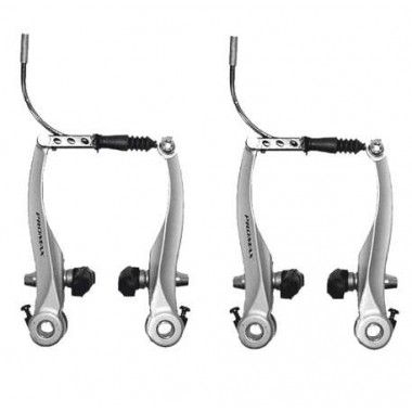 Frane pe janta - Set V-Brake Aluminiu Promax ( F+R ) Silver