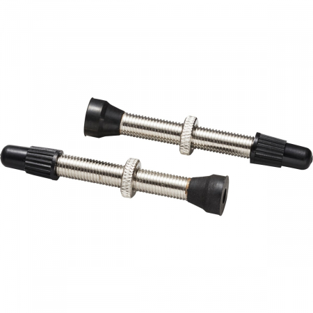 Valve tubeless - Set valve tubeless Reverse argintii